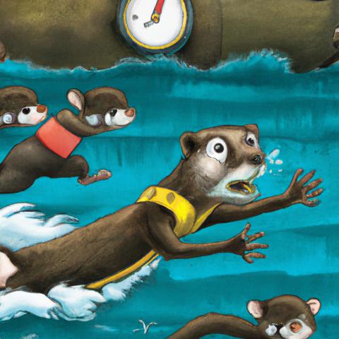 Poster for "Otter's Time-Travel Dilemma."